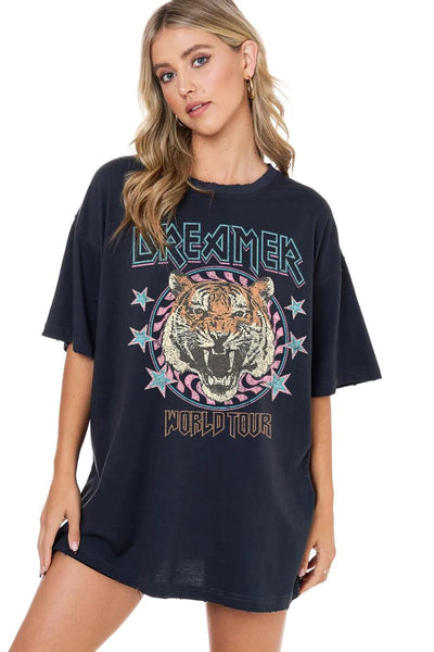 DREAMER TIGER GRAPHIC TEE