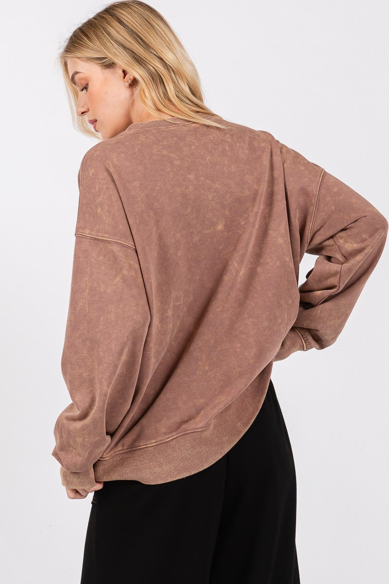PEACE SIGN SWEATSHIRT