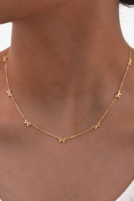MULTI BOW NECKLACE