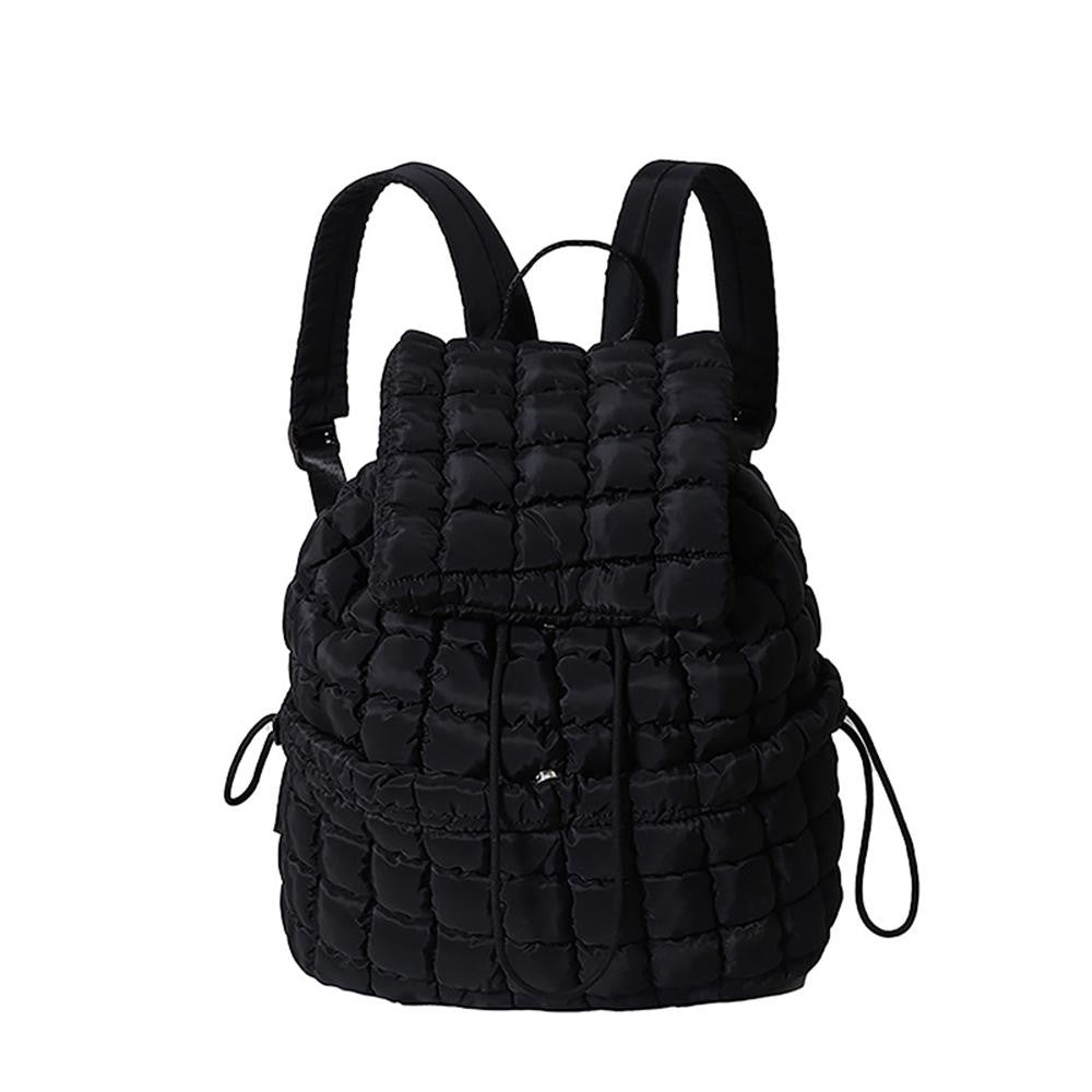 QUILTED PUFFER BOOKBAG