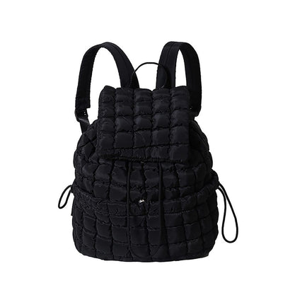 QUILTED PUFFER BOOKBAG