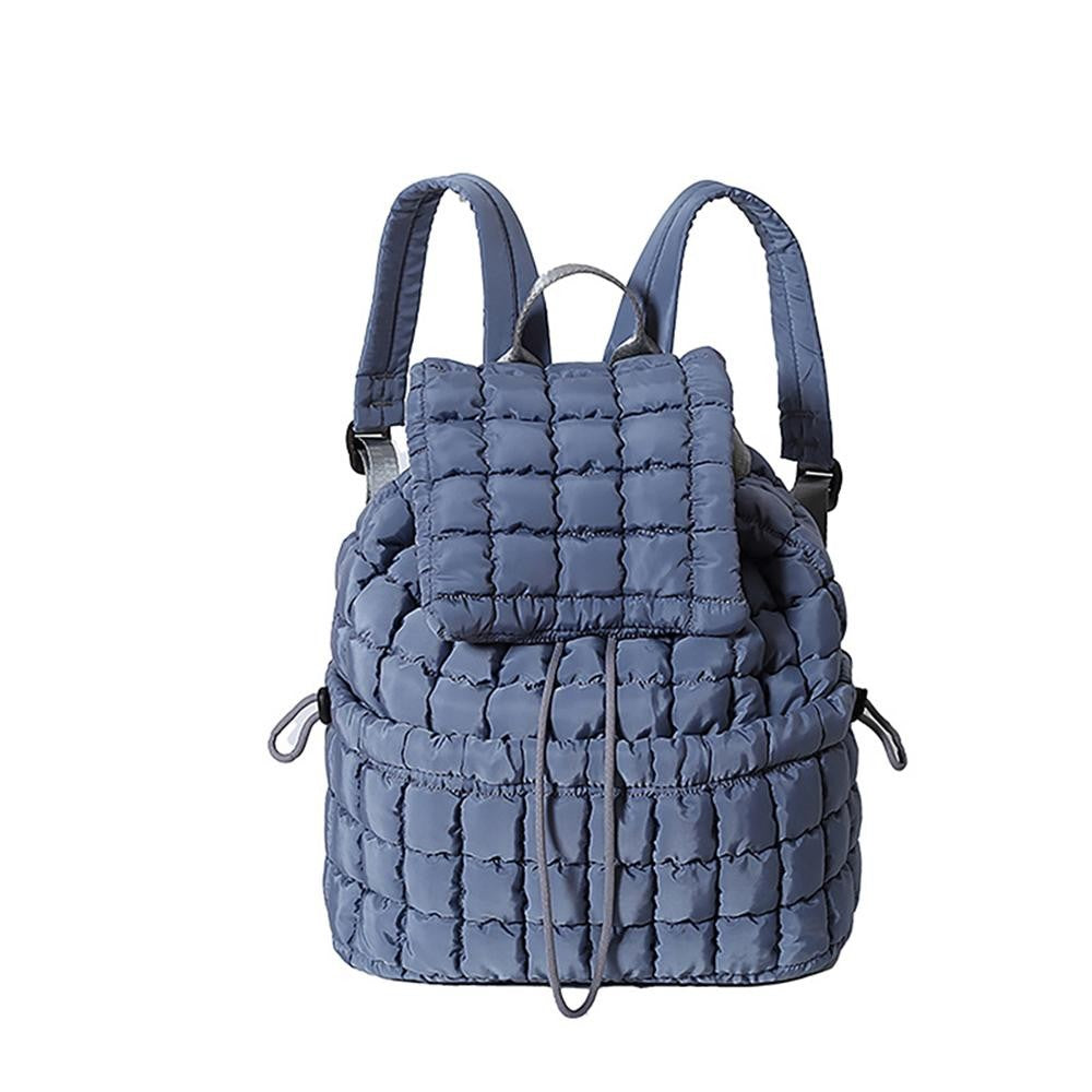 QUILTED PUFFER BOOKBAG