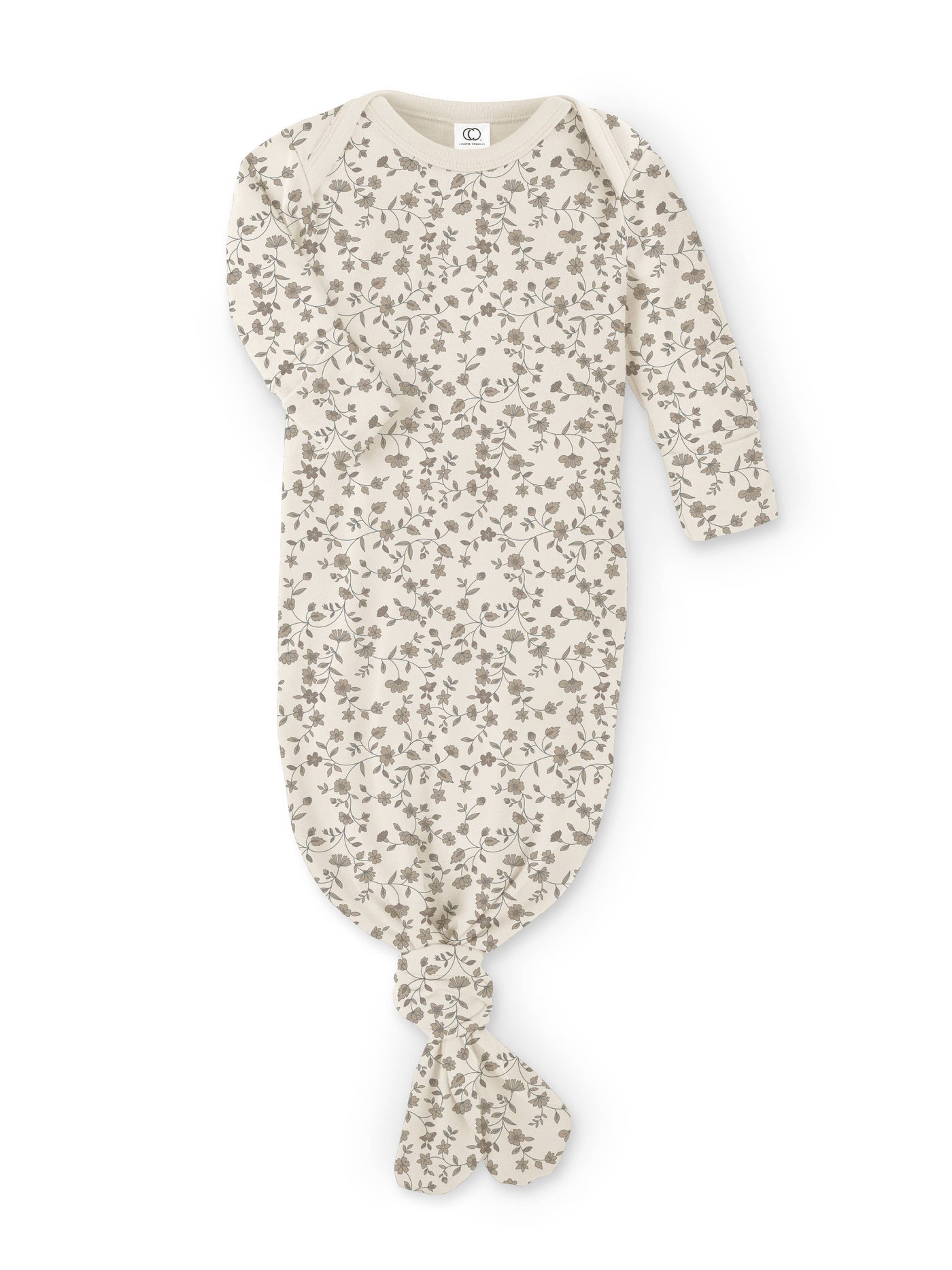 Landry Infant Gown - Pip Vine / Truffle 0-3M